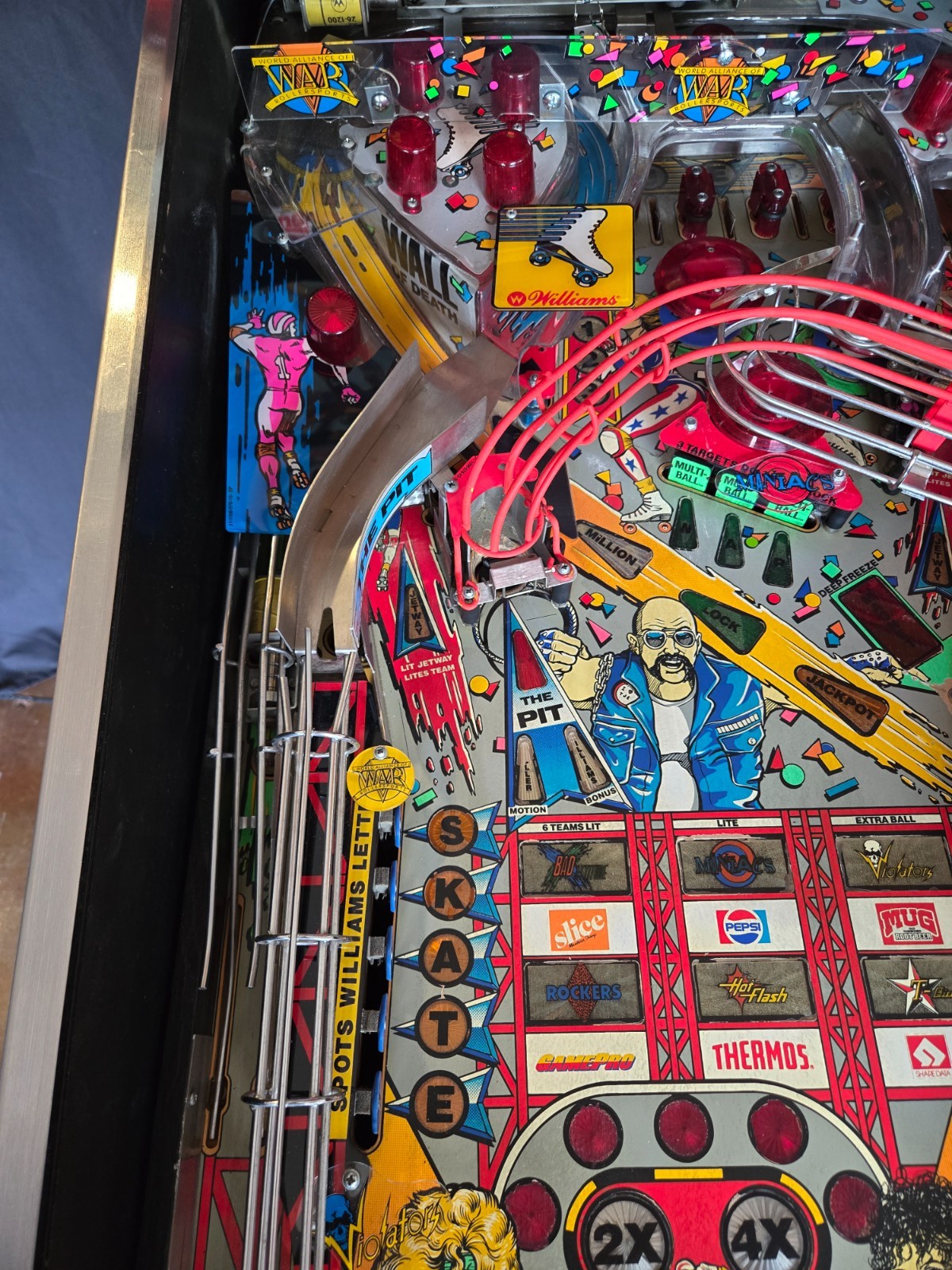 Refurbished Rollergames Pinball Machine (Williams) 1990