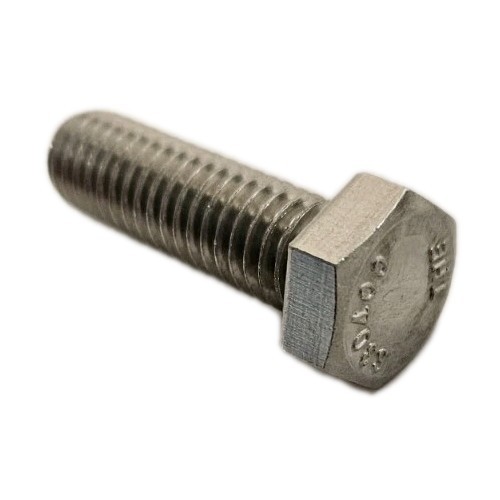 3/8"-16 x 1-1/4"  HEX CAP SCREW 304SS FULL THRE  Qty 100