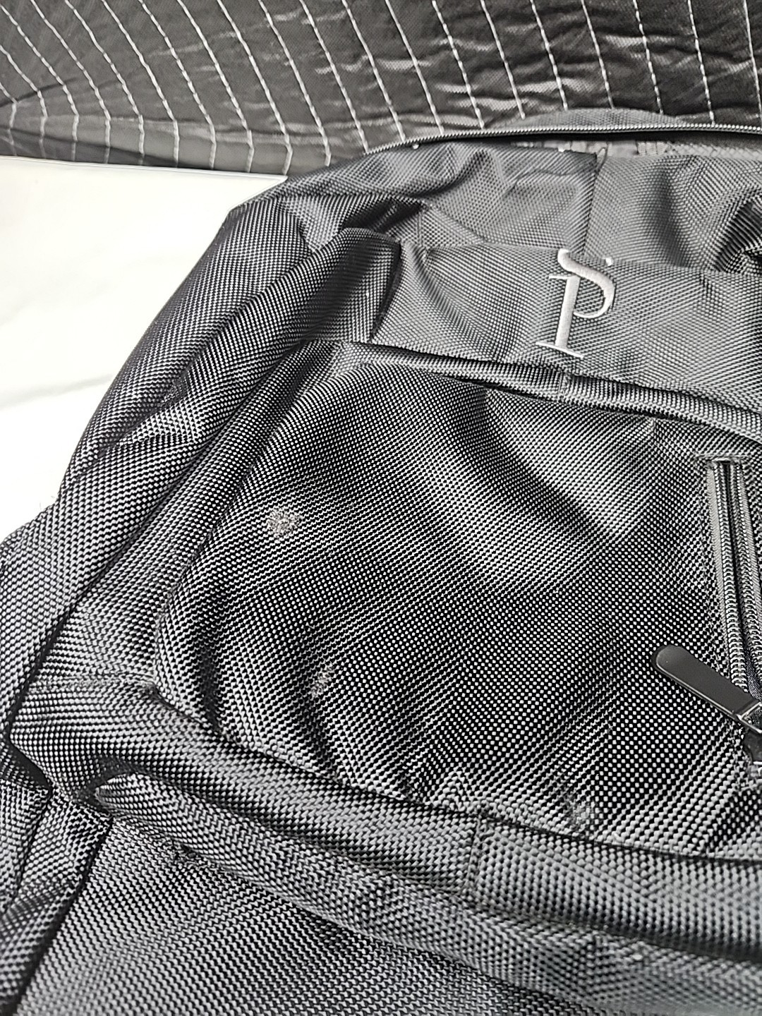 SP Black Backpack /lots Of Space