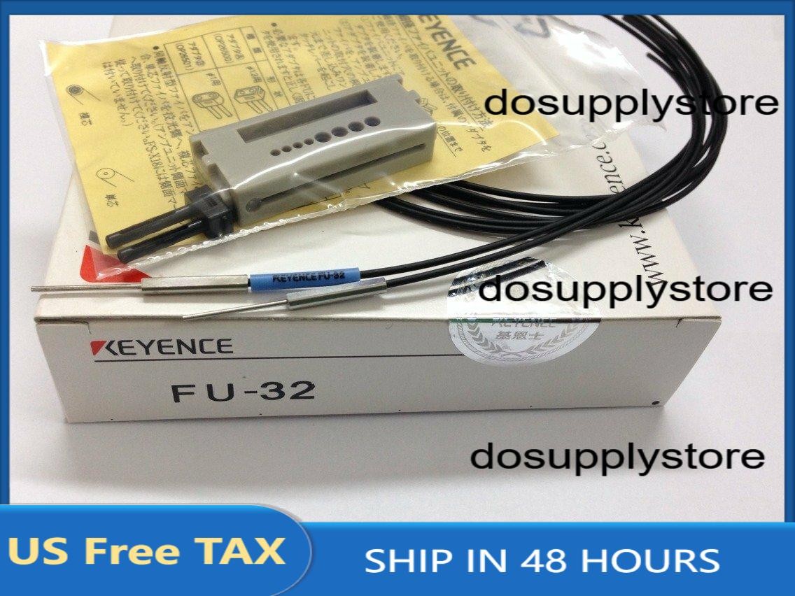 One Keyence FU-32 Fiber Optic Sensor New In Box Fast Shipping