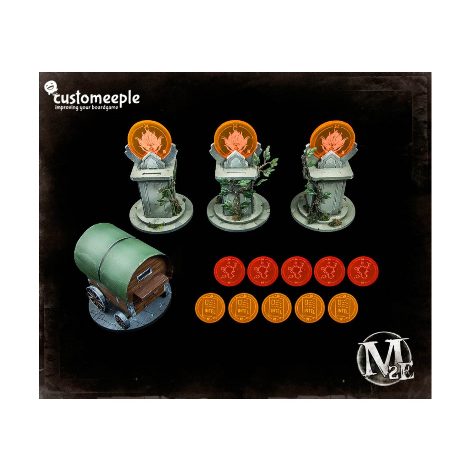 Customeeple Malifaux Accessory Gaining Grounds Set 2018 Upgrade - Outcast New