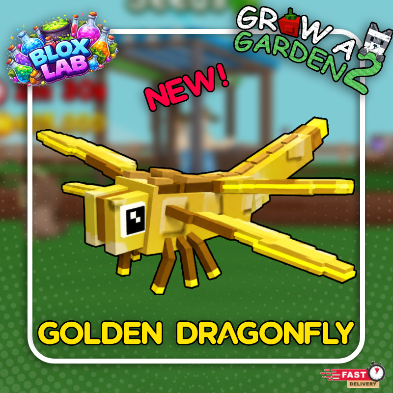 💸Grow a Garden 2 Golden DragonFly FAST DELIVERY 🚚 BRAND NEW AND CHEAPEST