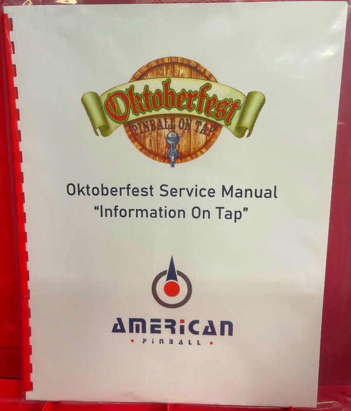 Oktoberfest Pinball Arcade Game *FULL COLOR* Service Manual American Pinball xC