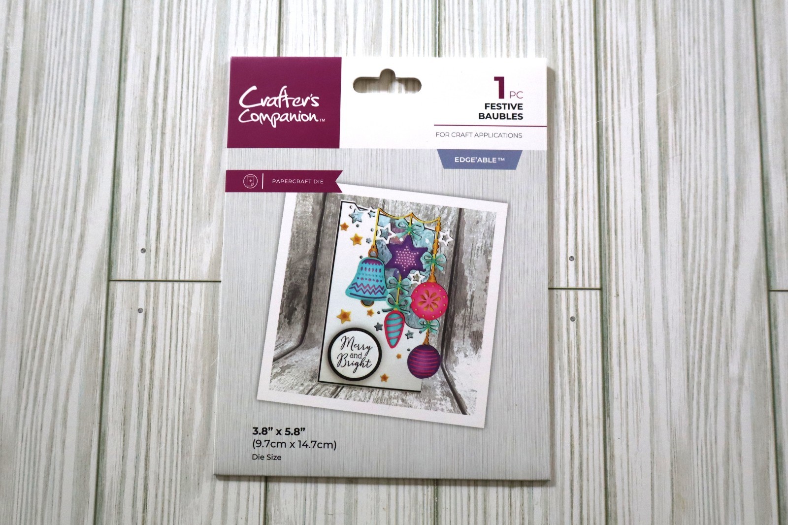 Crafters Companion Festive Baubles Edge'able Die CC-MD-EDG-FESBA
