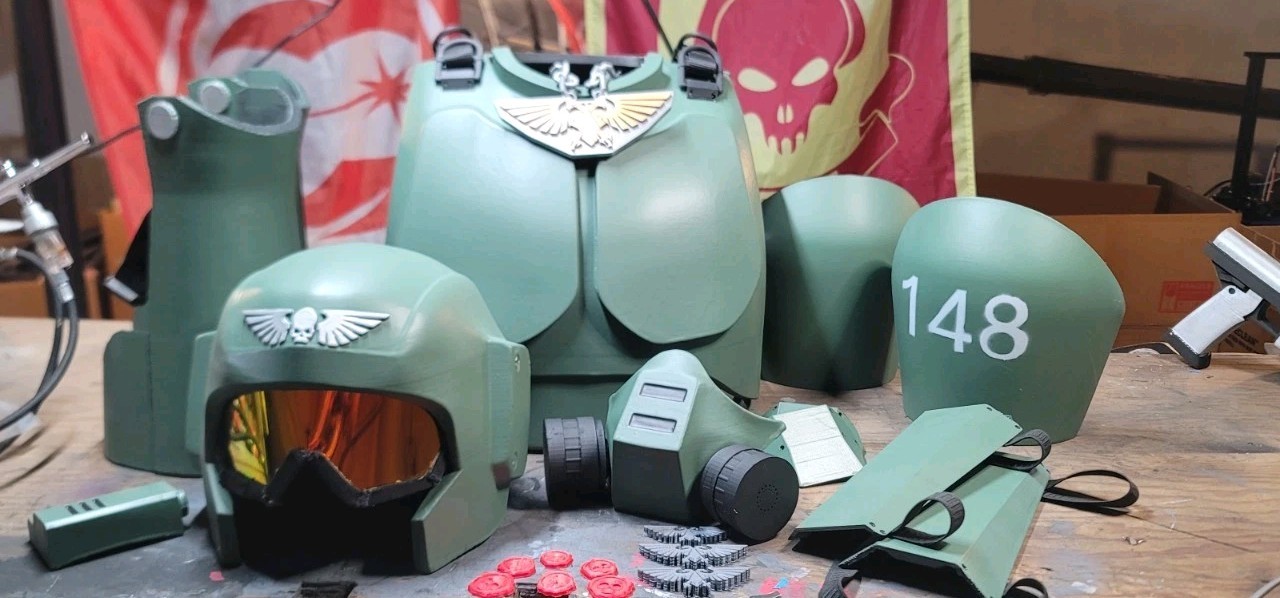 Imperial Guard Cosplay Full ( Fully Painted)