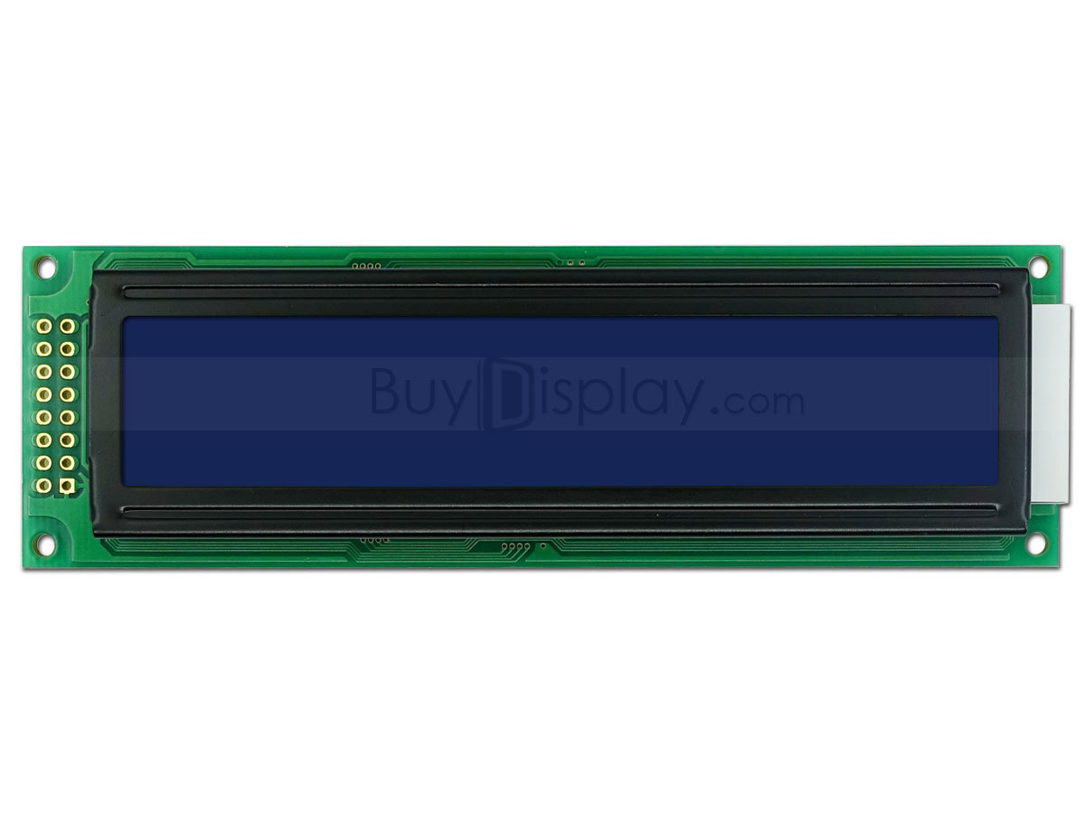 3.3V Blue 24x2 Character LCD Display Module w/Tutorial,HD44780 Controller,Bezel