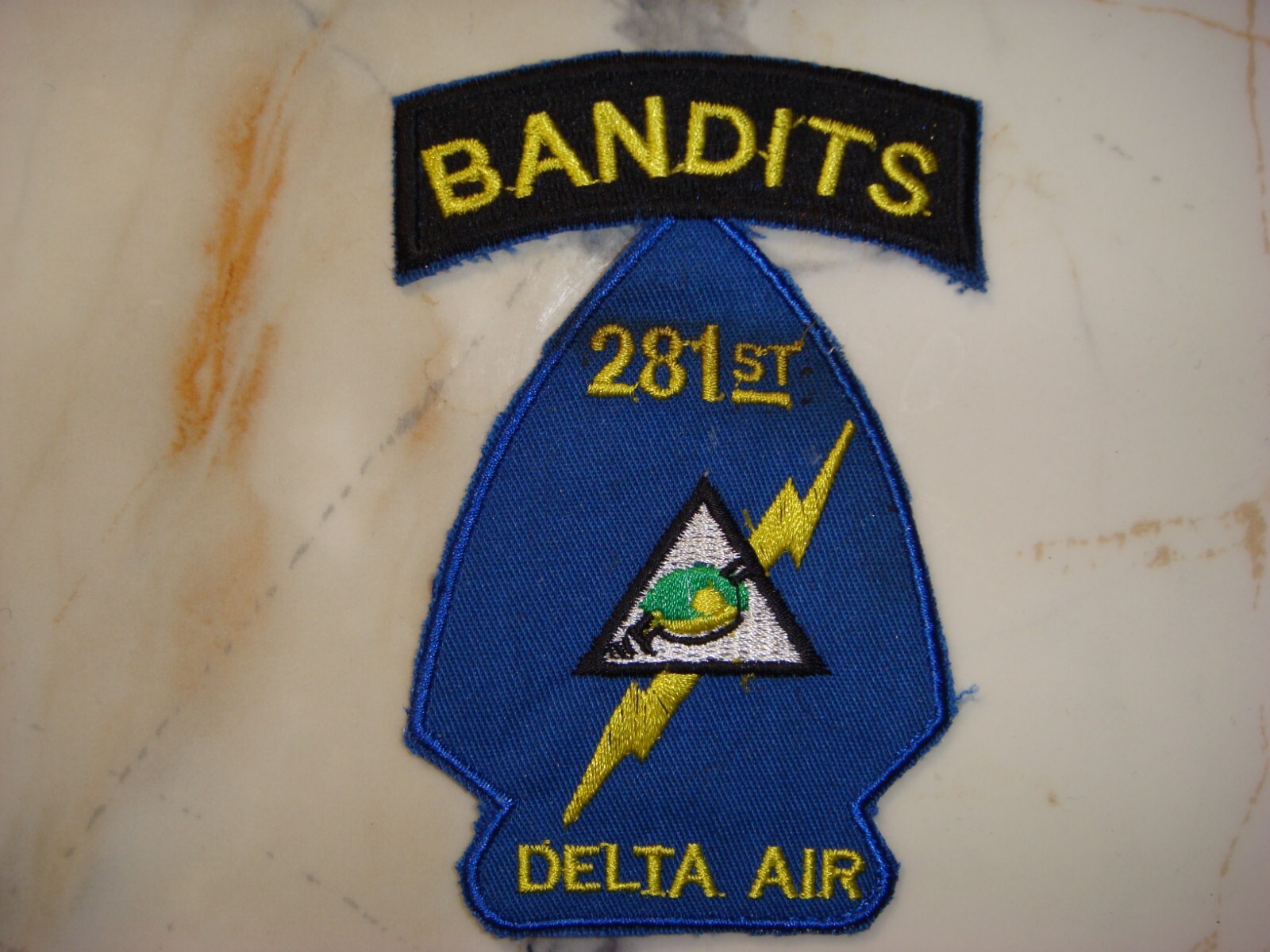 US 281st ASSAULT HELICOPTER Co. DELTA AIR, VIETNAM WAR PATCH