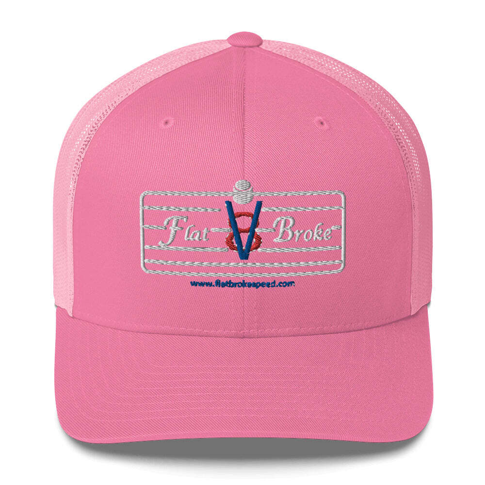 Trucker Cap - Flat Broke Ford Flathead V8