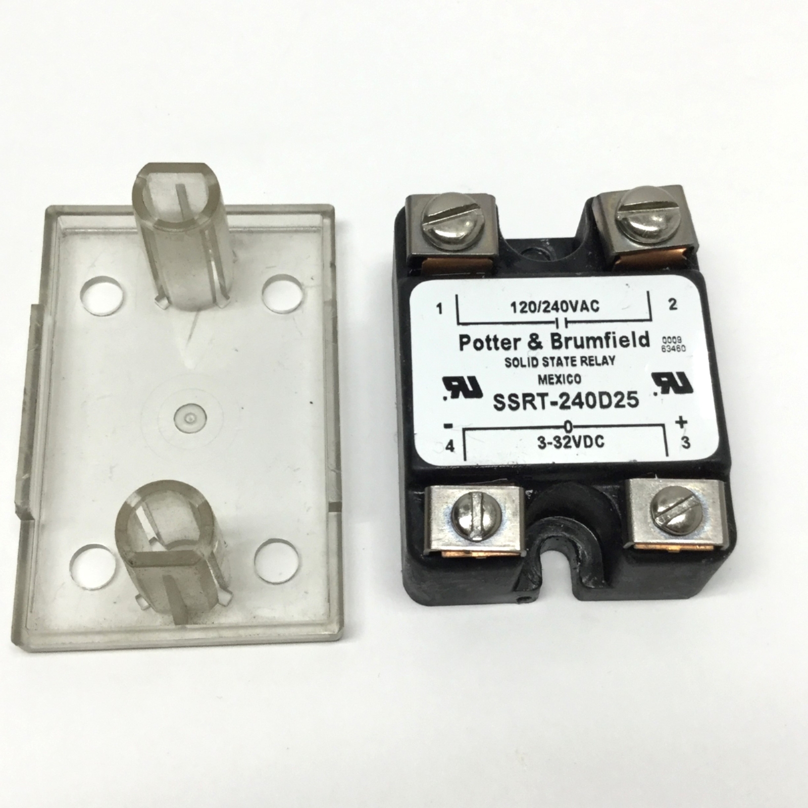 Potter & Brumfield SSRT-240D25 Solid State Relay 3-32VDC Control, 240V 25A Load