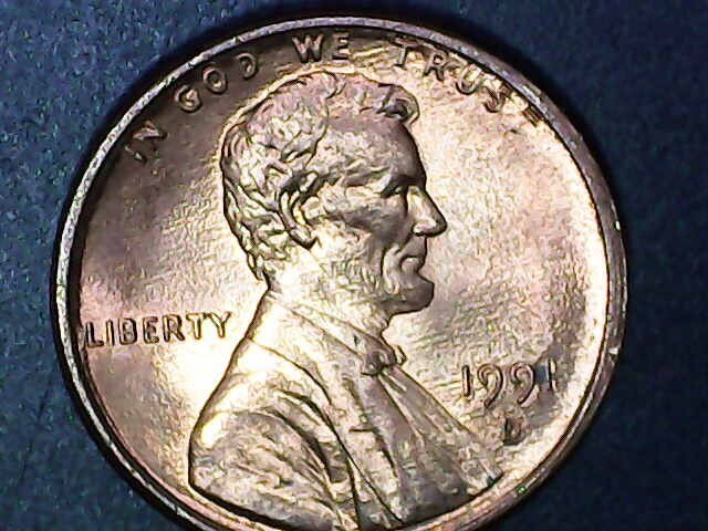 1991 D DDR DMM DDO PENNY  Beautiful Excellent Condition🔥🔥🔥