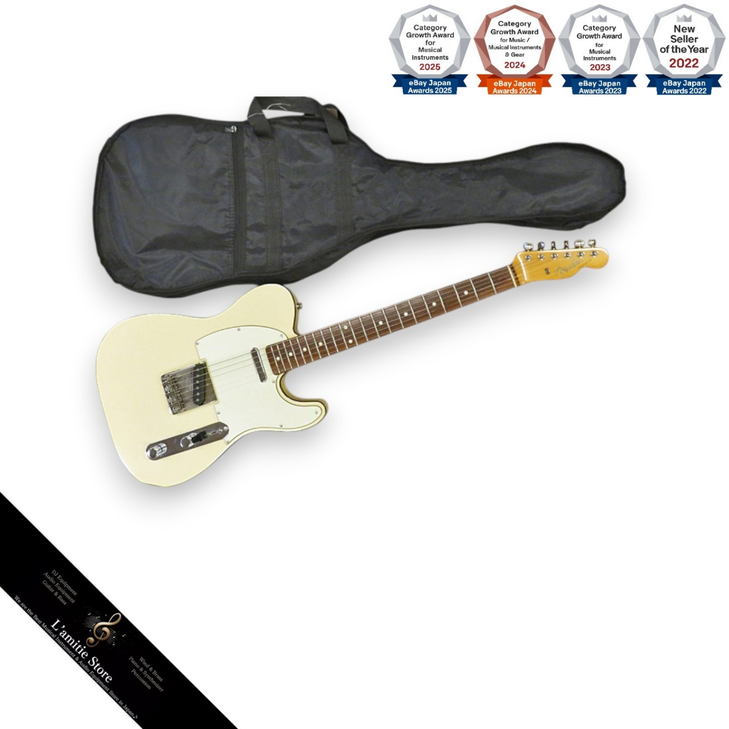 Fender Japan TL62B75TX VWH Custom Telecaster with Texas Special Pickups