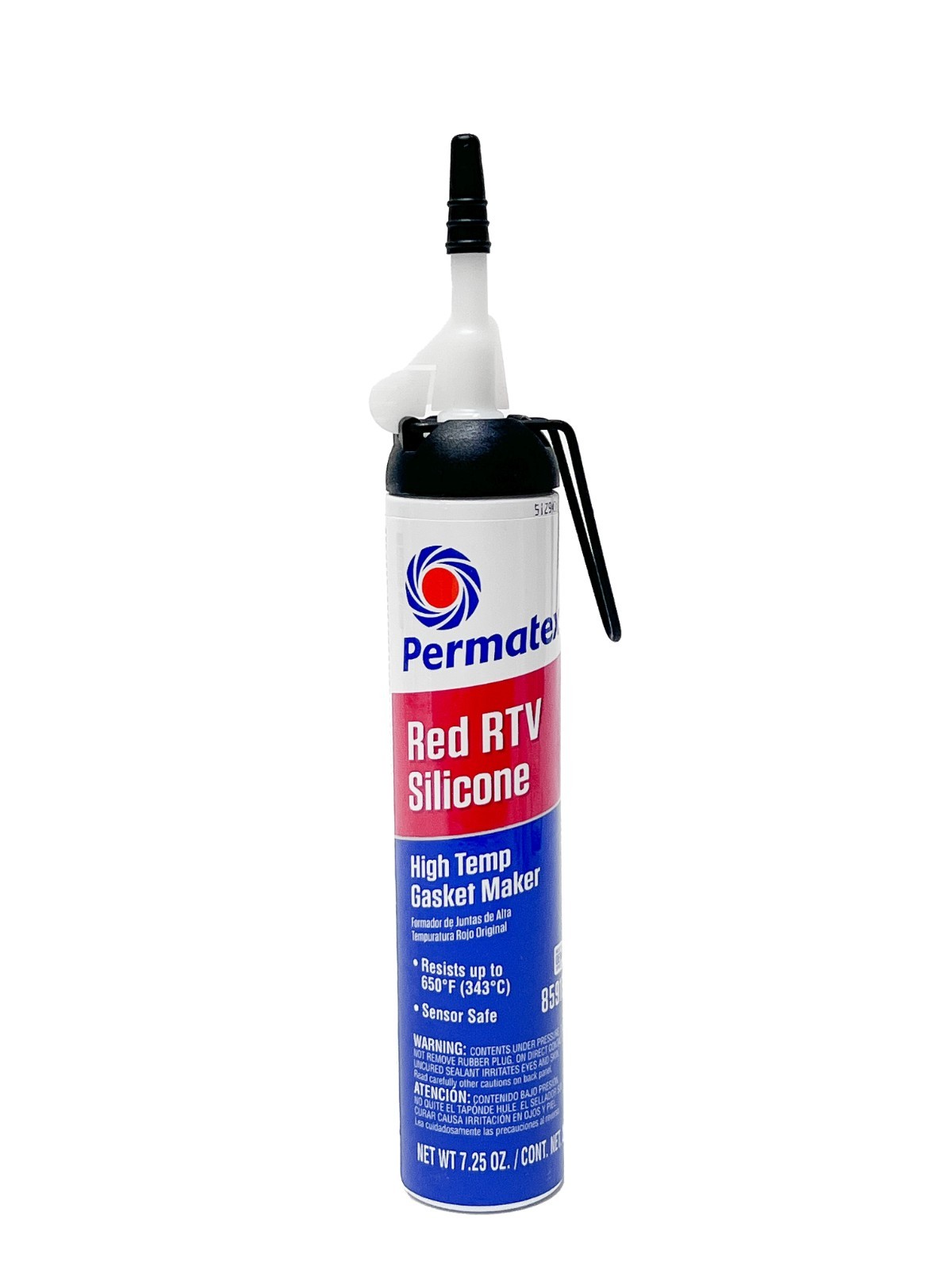 PERMATEX Powerbead Red RTV Silicone 7.25oz- 85915