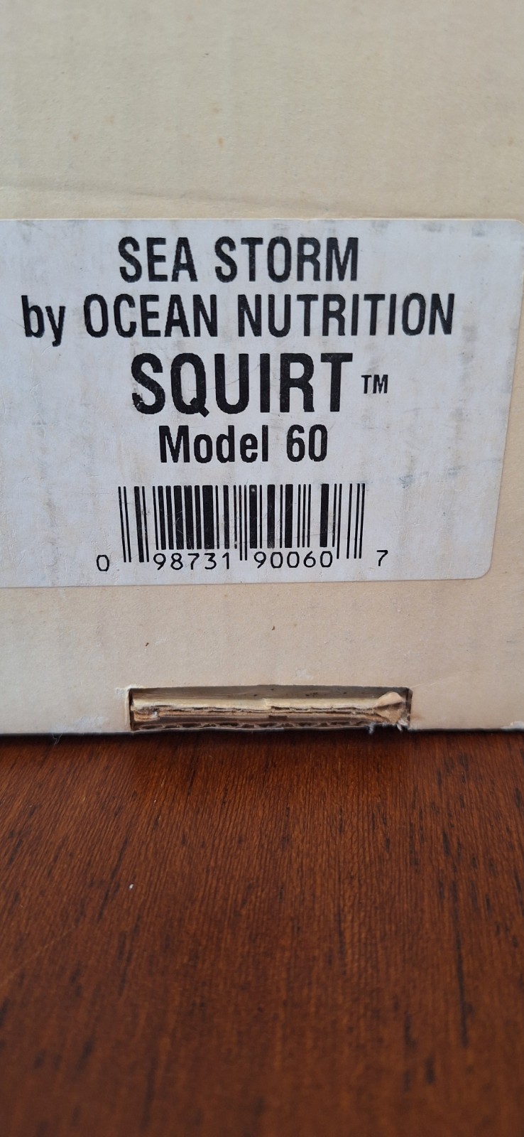 sea storm squirt model 60 media reactor internal biological filtration fluidized