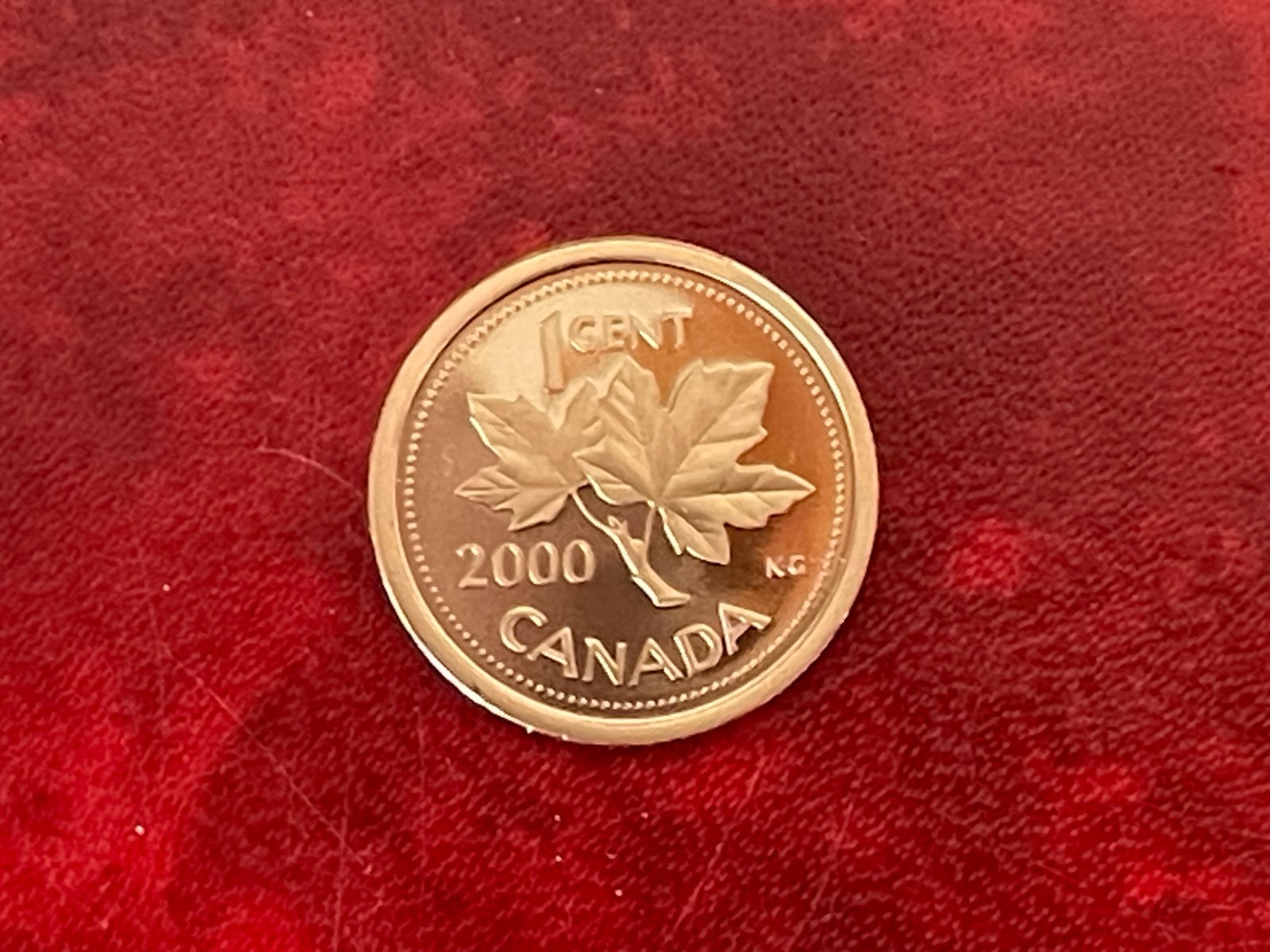 CANADA 2000 PROOF 1 CENT--UNCIRCULATED