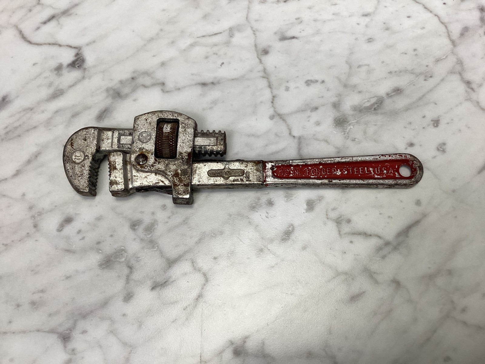 Vintage MAESTRO SUPER 3510 10" Straight Pipe Wrench - Forged Steel USA Made