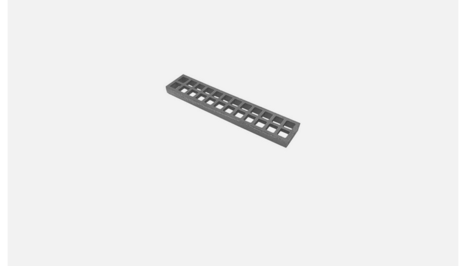 Rankin Deluxe Bottom Grate15 X 3 RDLR-02-A