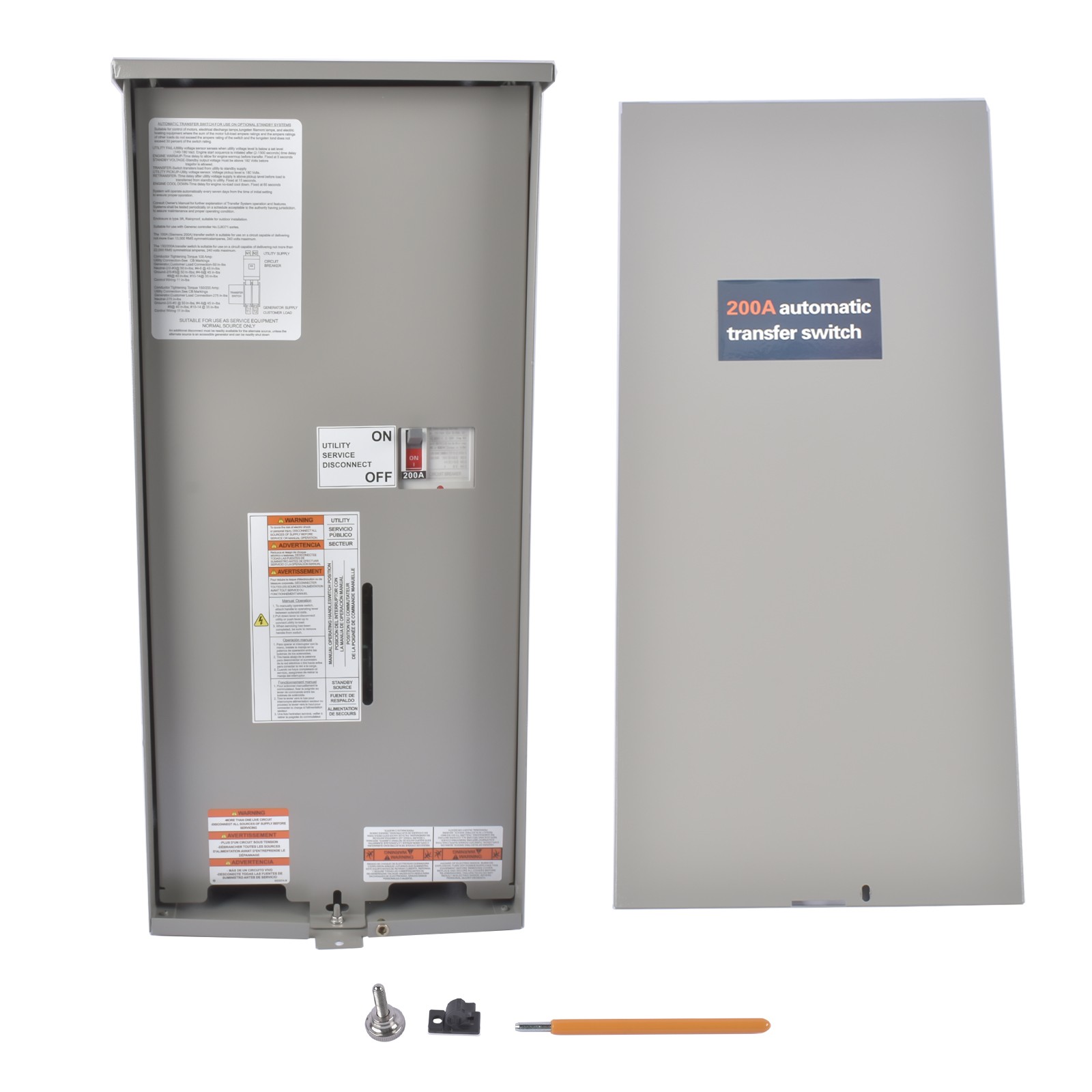 200 Amp Single Phase Generator Automatic Transfer Switch Fits Generac RXSW200A3