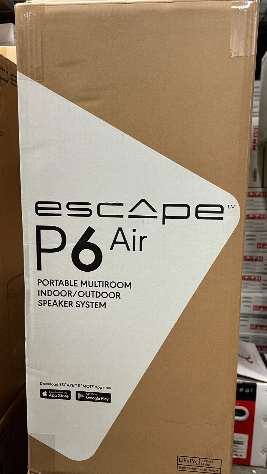 Escape P6 AIR Wi-Fi & Bluetooth Weatherproof High-Performance Speaker
