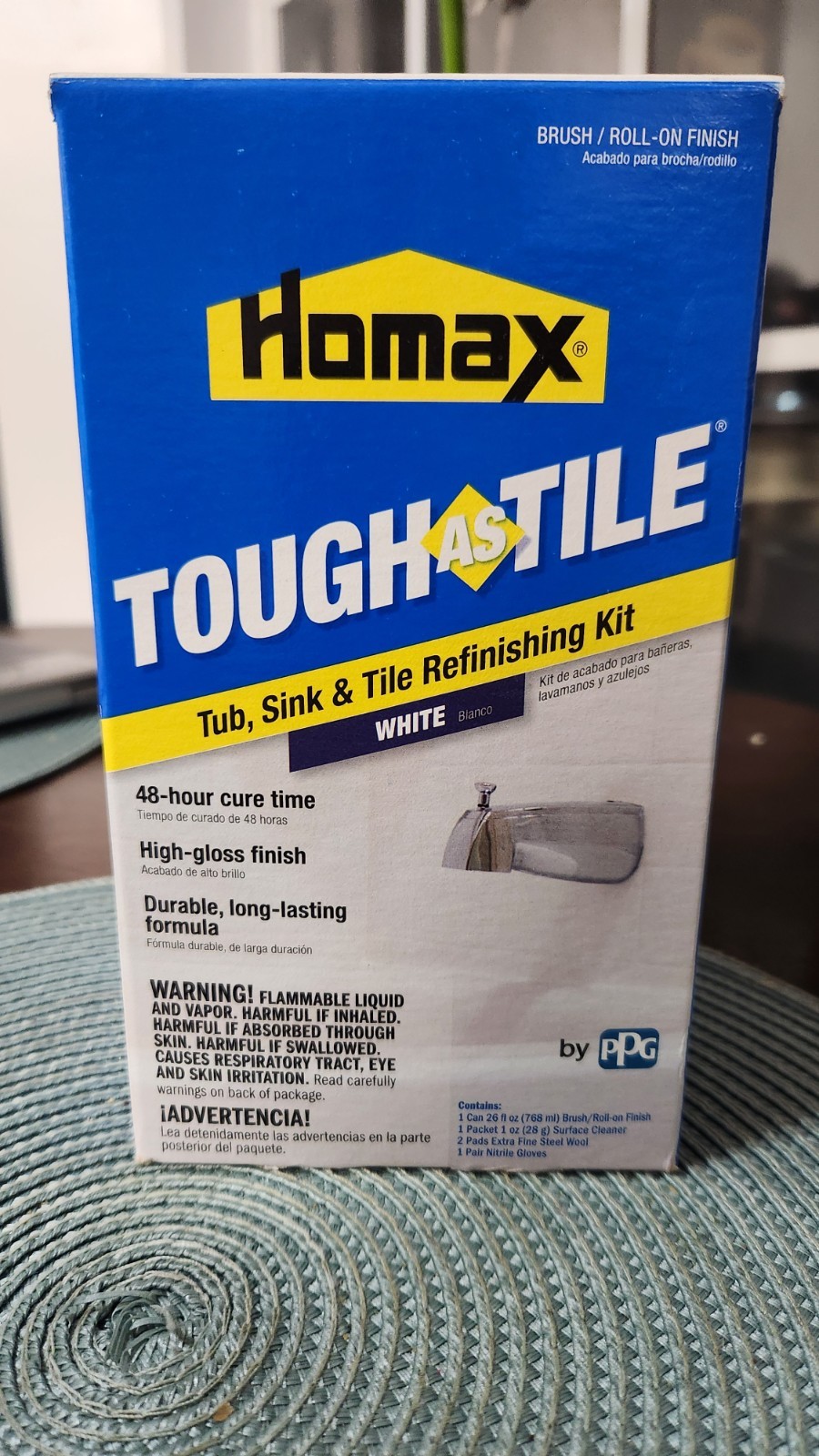 Homax Tough As Tile Tub & Tile Refinishing Kit - White 26oz