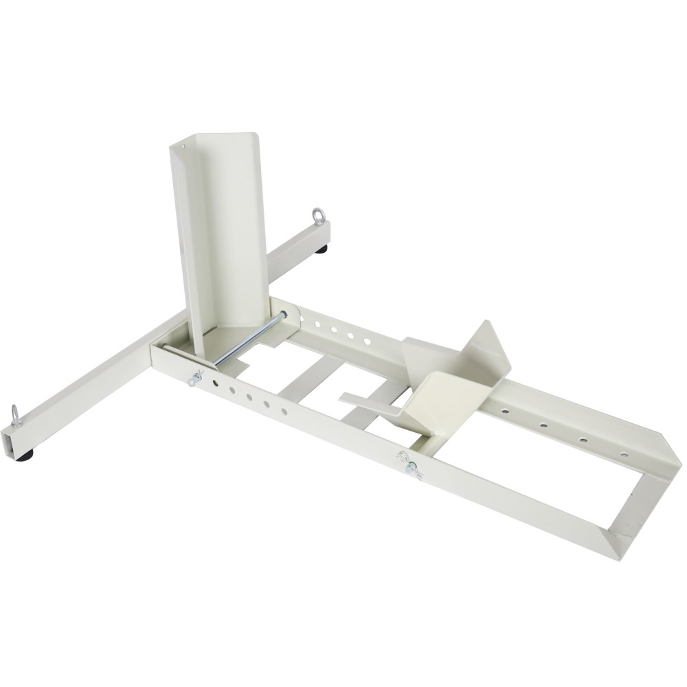 Adjustable 1800Lb Capacity Motorcycle Wheel Chock Stand 4 Tie Down Sets