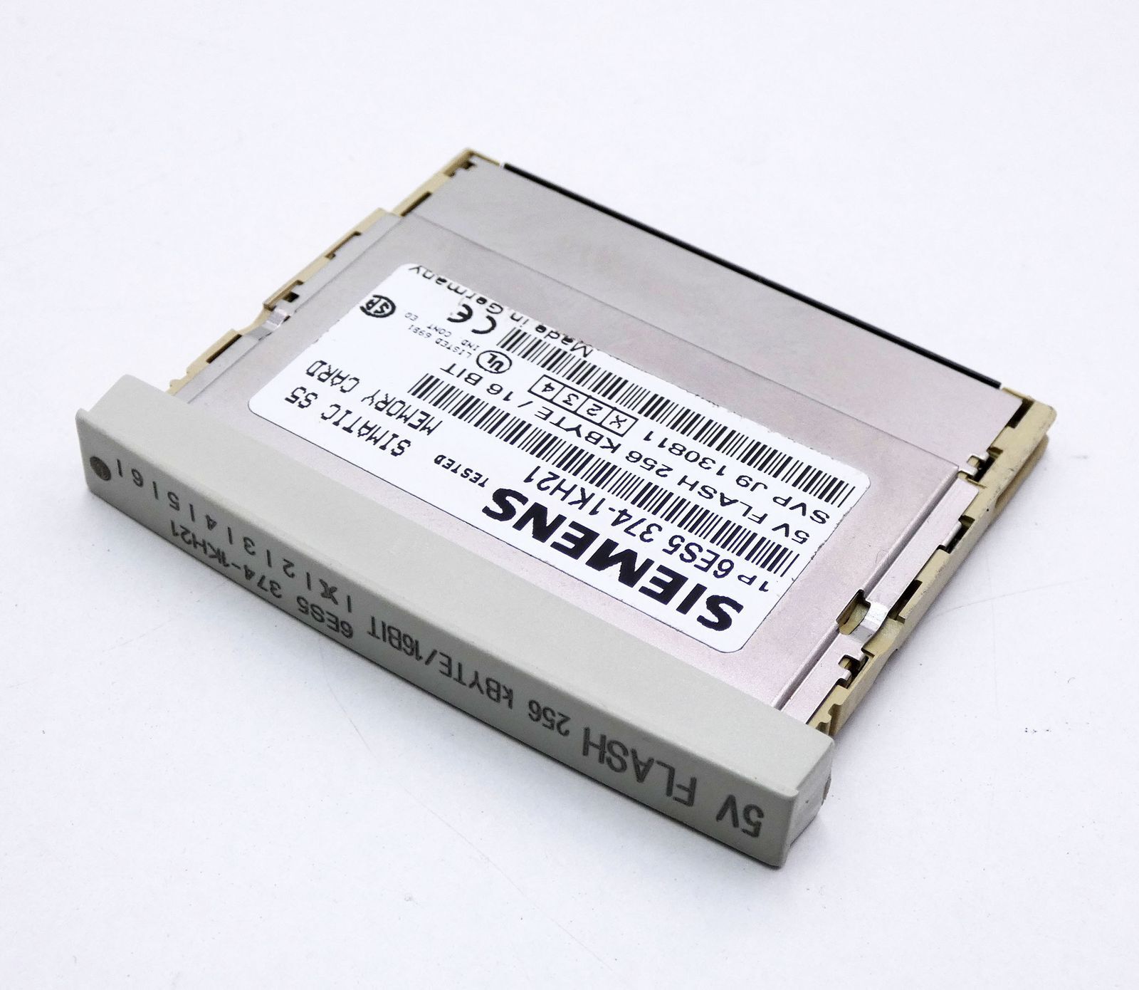 Siemens 6ES5374-1KH21 6ES5 374-1KH21 256KB/16BIT E:01 Memory Card -used-