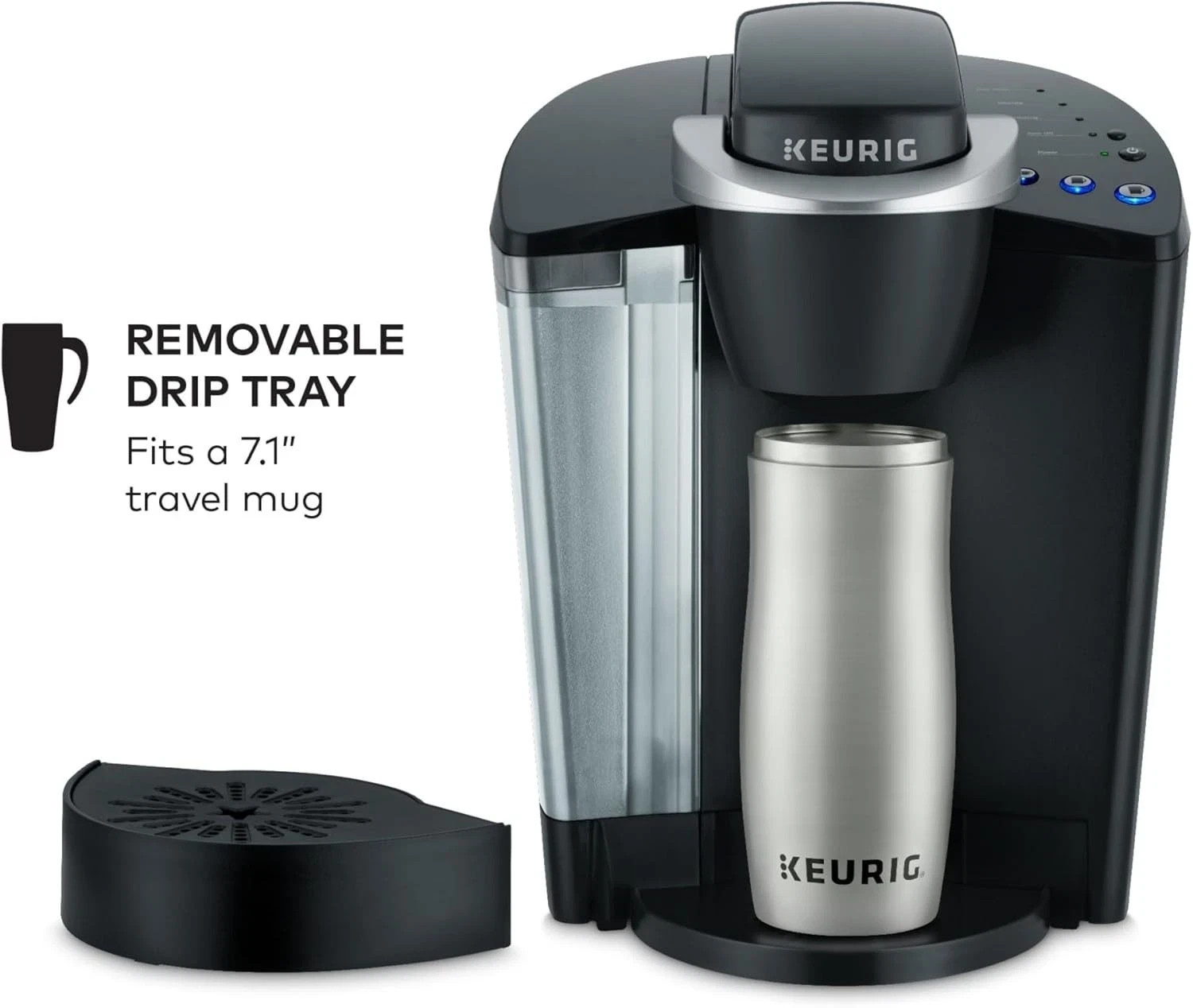 K-Classic Coffee Maker Programmable Single Serve K-Cup Pod 3 Brew Sizes