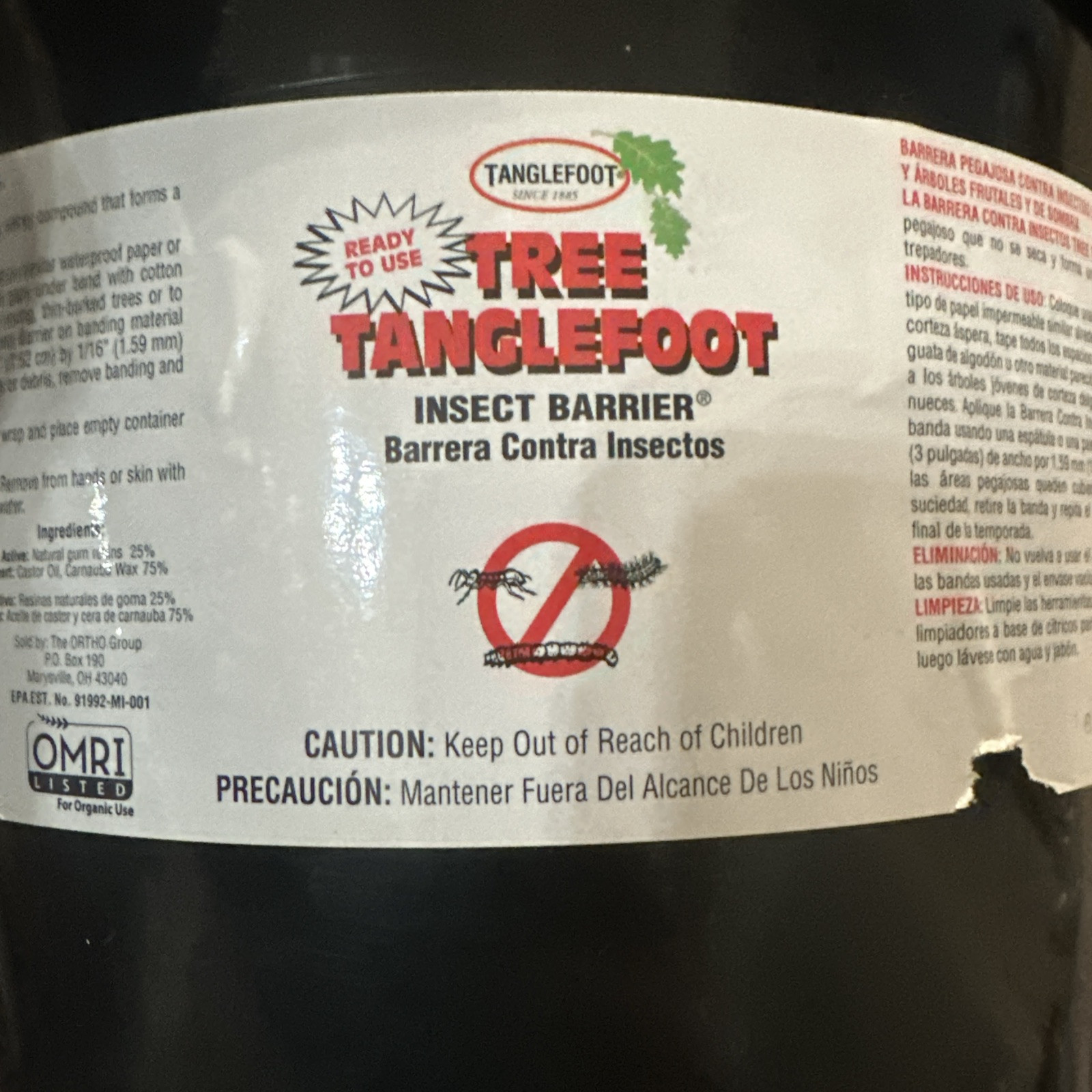 Tree Tanglefoot Protective Barrier for Trees 25lb