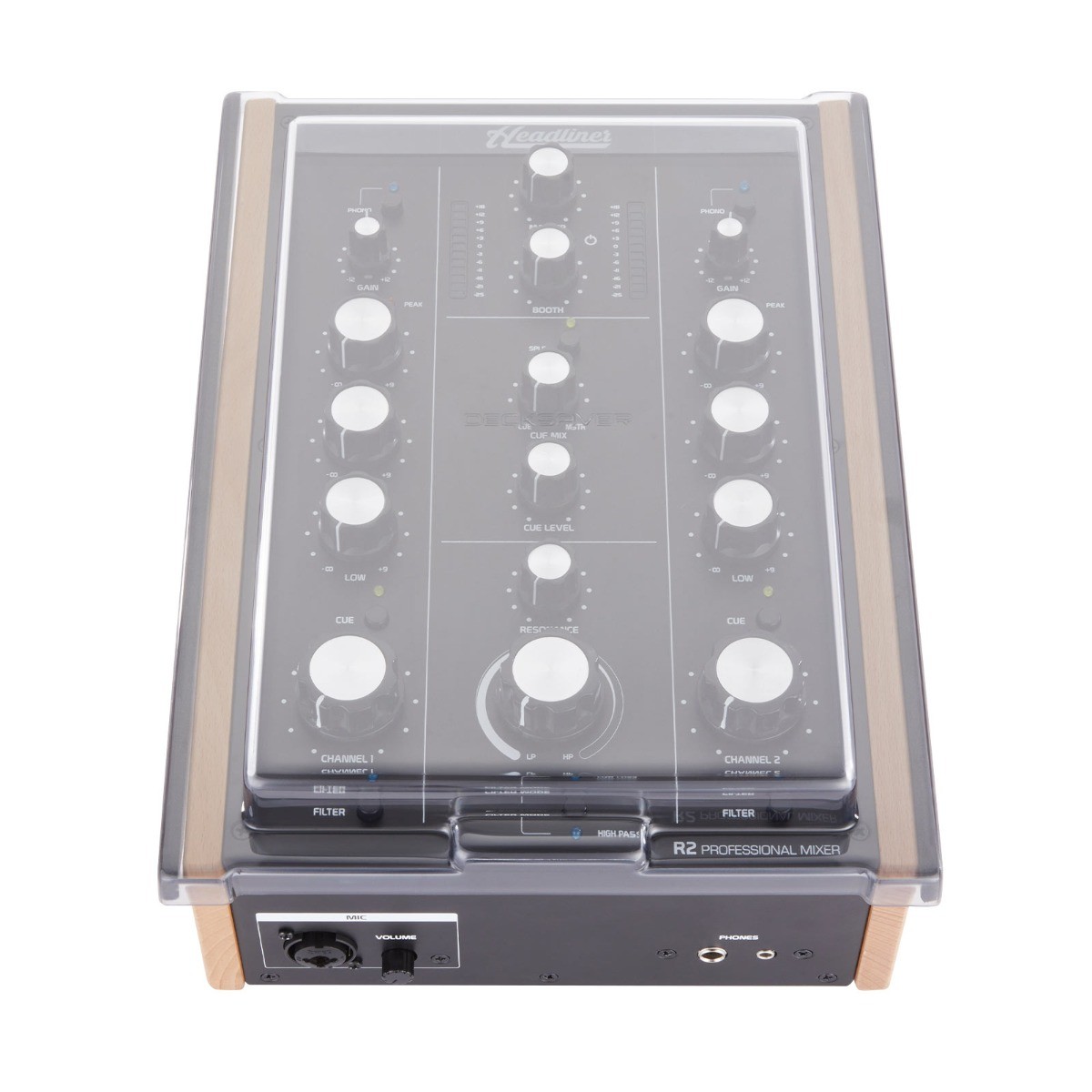 Decksaver DS-PC-HLR2 Cover for Headliner R2 DJ Mixer (Soft-Fit)