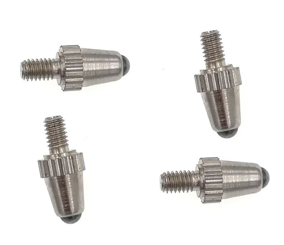 4Pcs Carbide Ball Point Contact Point For Drop Indicator Depth Gauge M2.5 Thread