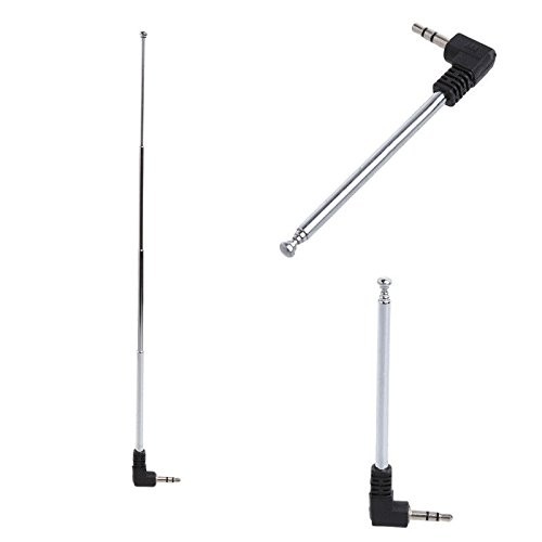 2 Pack Bluetooth Speaker Antenna Replacement Telescoping 3.5mm FM Radio