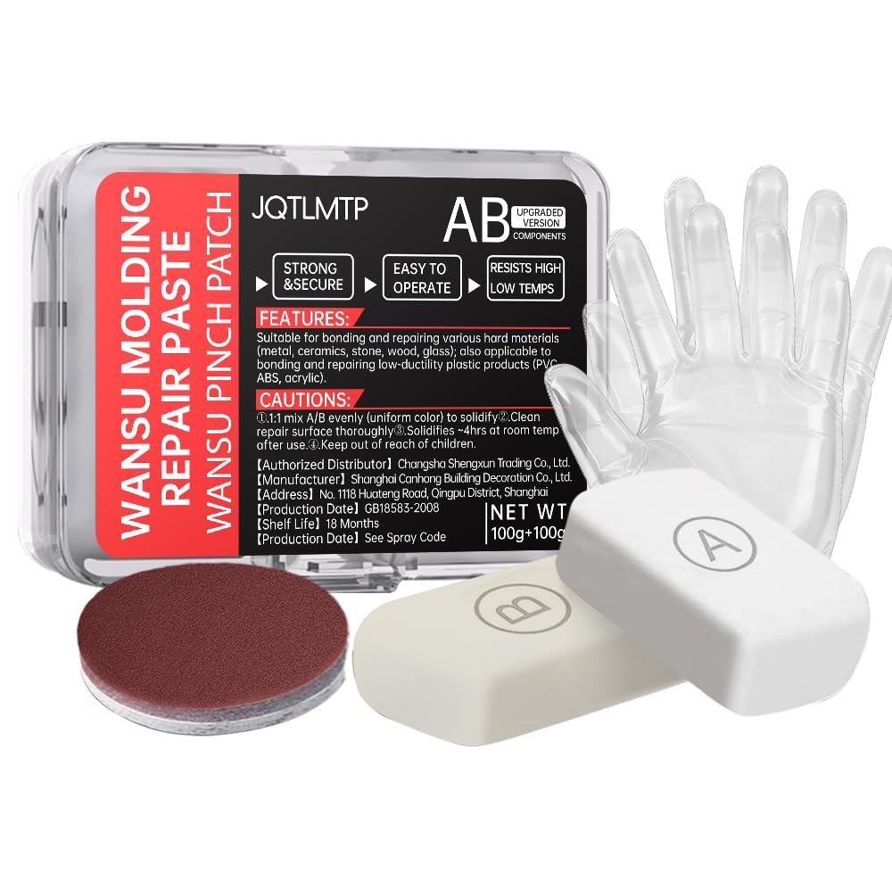 Epoxy Putty, 200g High Strength AB Two-Component - Fast Repair, Crack White