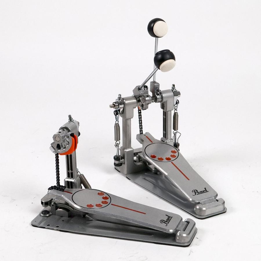 Pearl P-930 P-931 Demon Style Double Bass Drum Twin Pedal Kit Chain Drive Pedal