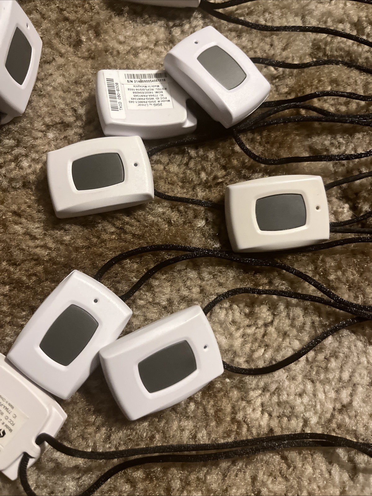 2GIG Wireless Panic Button Remote - White - 2GIG-PANIC1-345