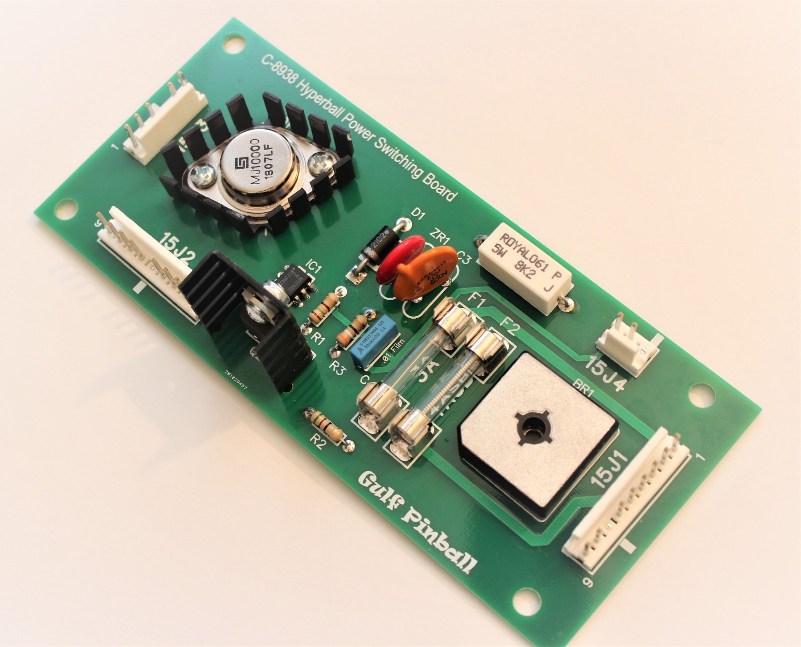 NEW Williams HYPERBALL pinball Power Switching Board,  part C-8938