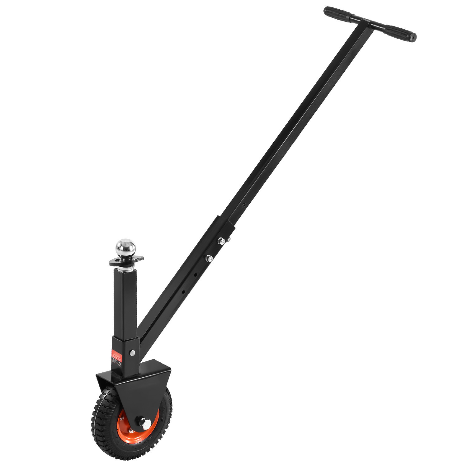 300lbs Adjustable Trailer Dolly 16.5 and 22 in Height 1-7/8 and 2 in Balls