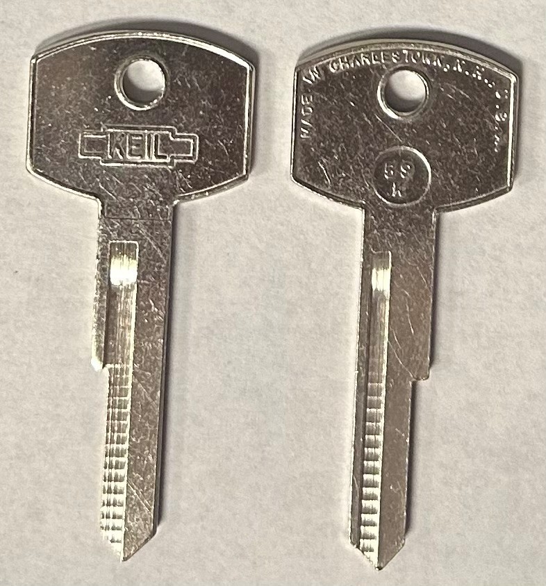 Keil 59K H25 aka 1127T Key Blank uncut (1 Pc)