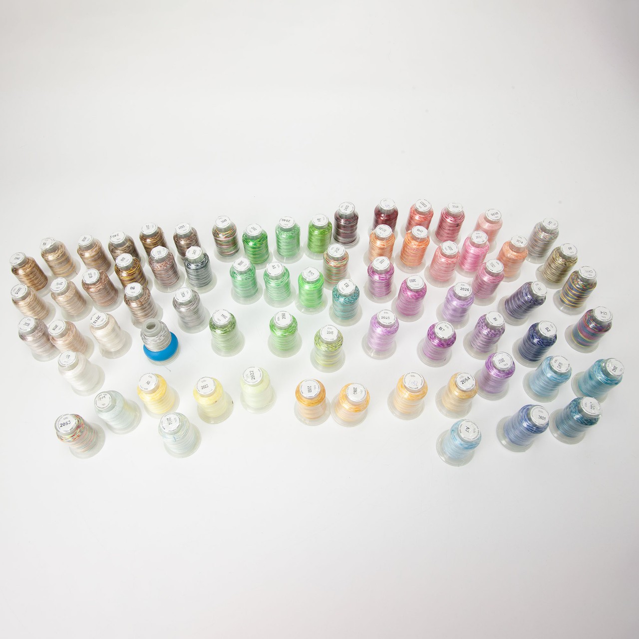Variegated Machine Embroidery Thread Lot 70 Spools 500m