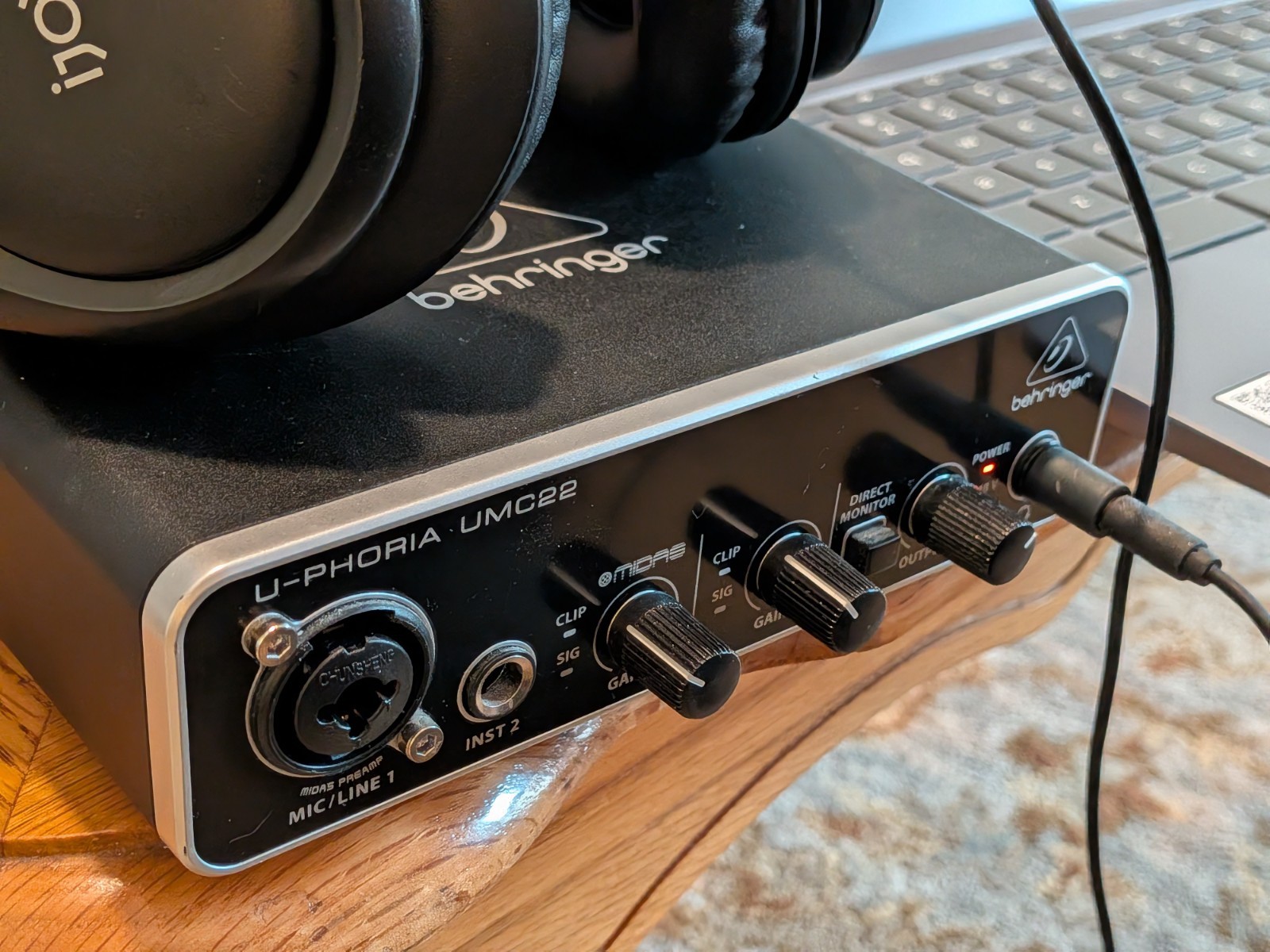 Behringer U-Phoria UMC22 USB Audio Interface - New / Open Box