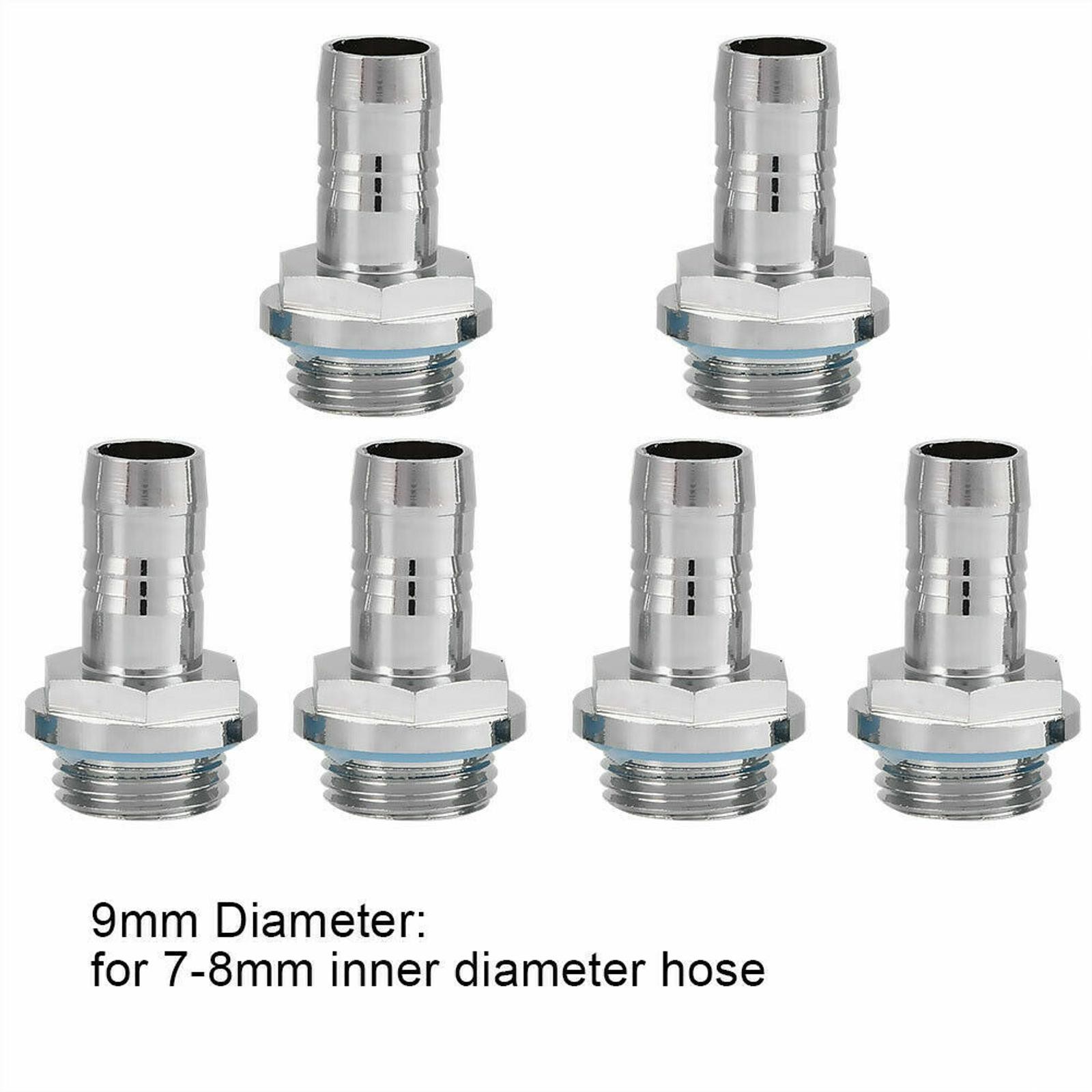 For PC Water Cooling Tow-touch Fitting Barb Hose Pagoda Coupling Tail Connector