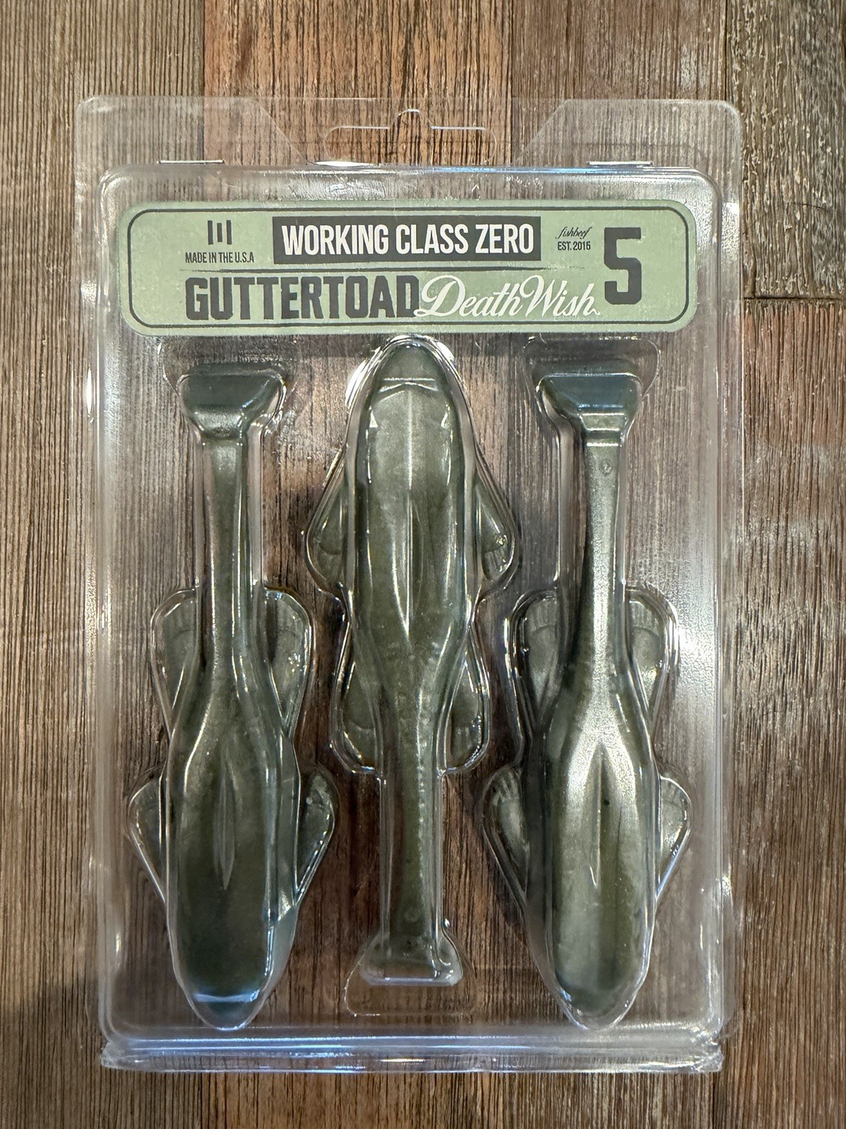 Working Class Zero GutterToad Death Wish 5 in. GREEN 3 pack NEW in Package