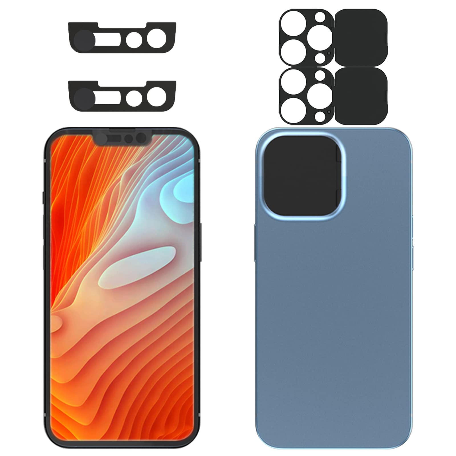 EYSOFT Privacy Cover Compatible for 13 Pro/iPhone 13 Pro Max with Front Camer...