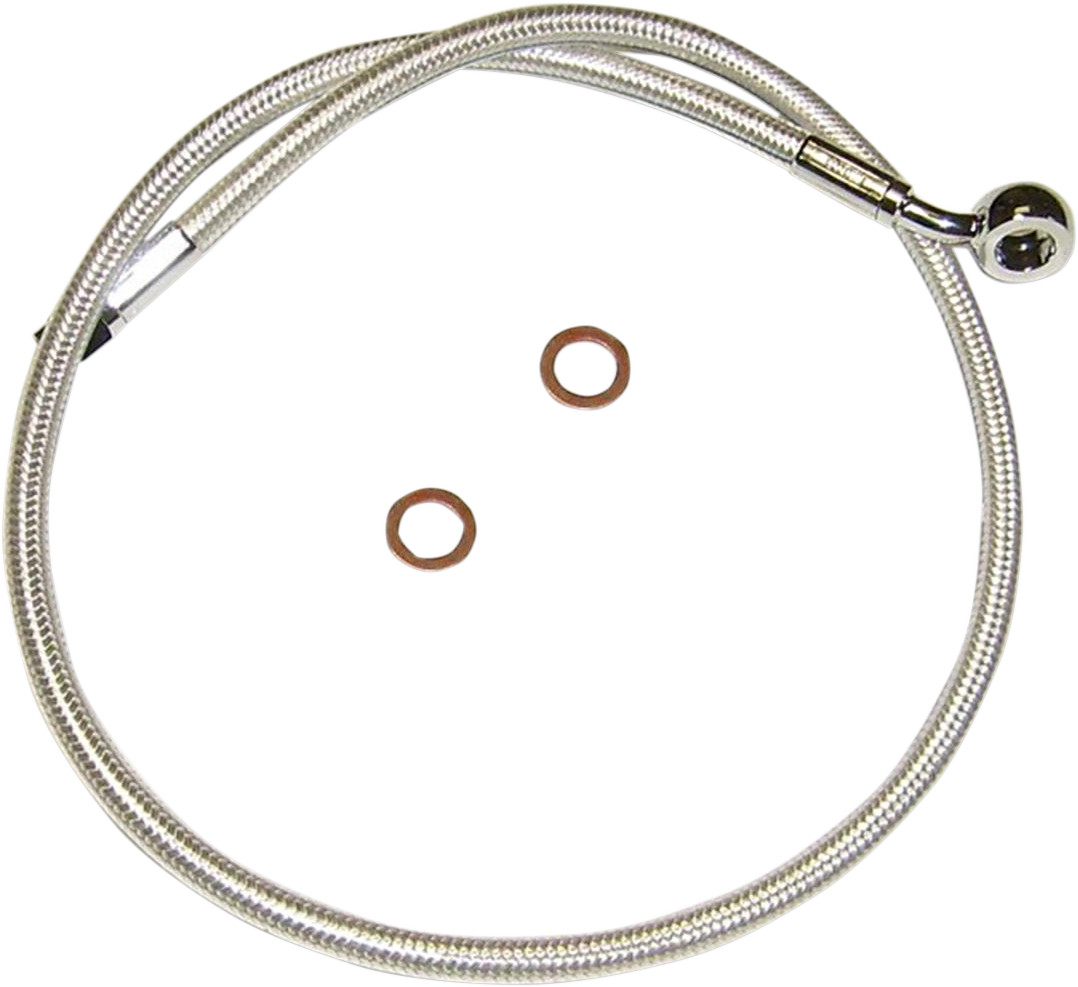MAGNUM SHIELDING Brake Line - 10mm-35° - 28" - Sterling Chromite II AS37128