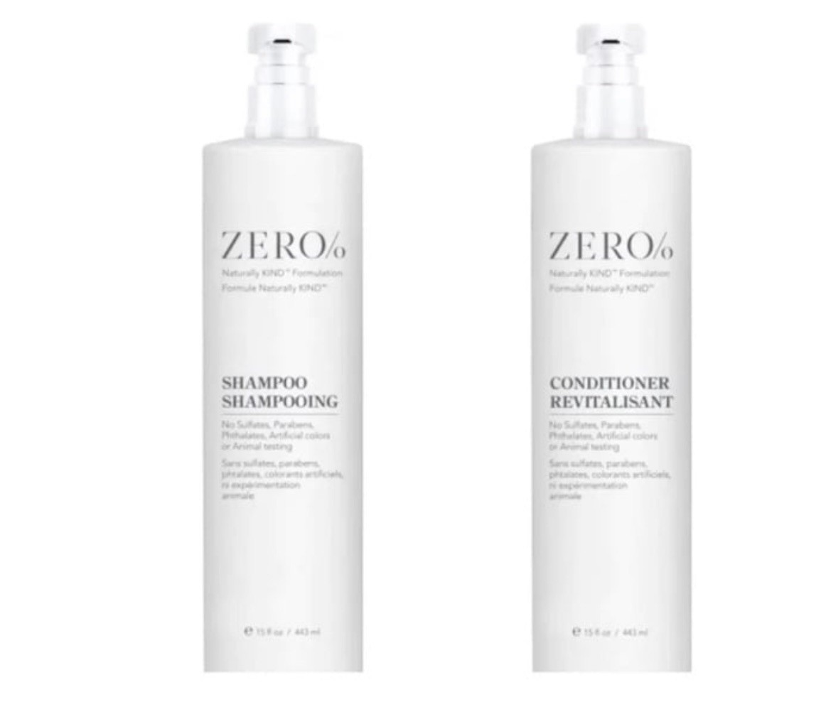 Zero% by Gilchrist & Soames Shampoo & Conditioner 15oz Brand New