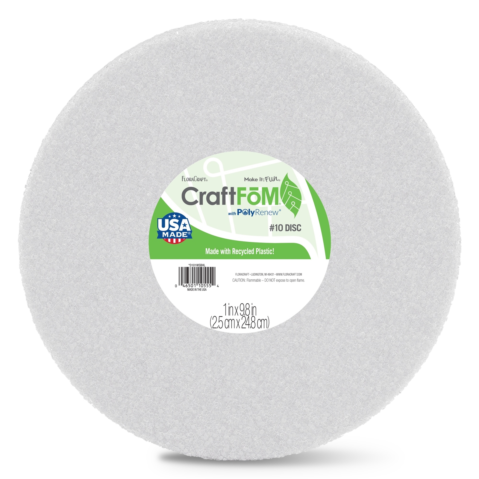 FloraCraft CraftFoM Disc-1"X9.8"