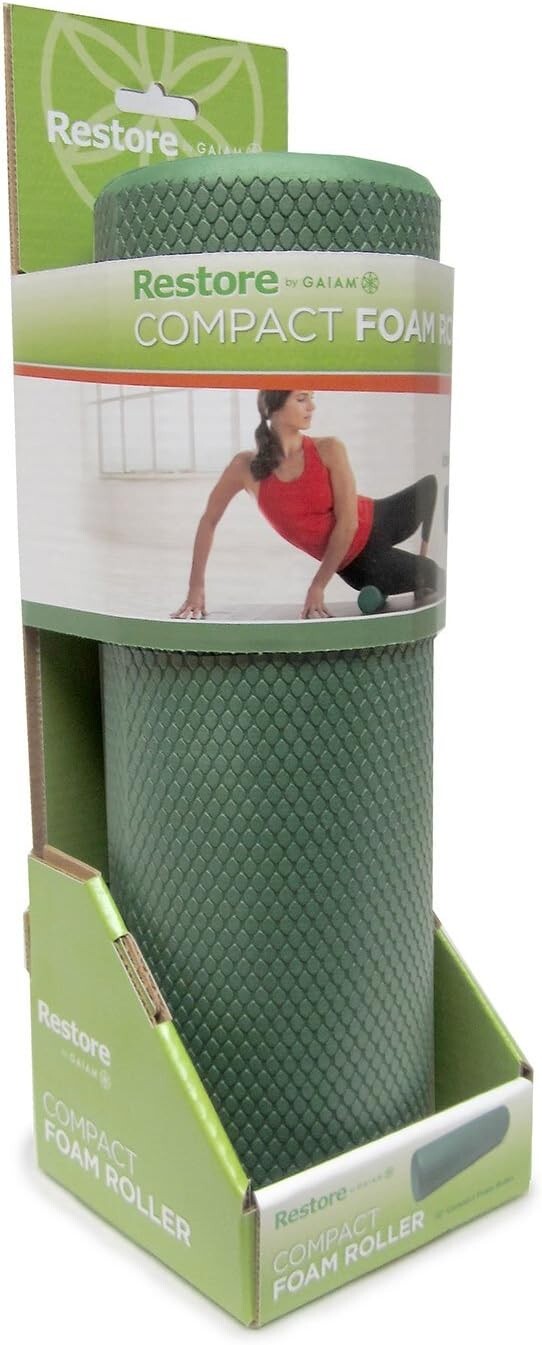 Gaiam Restore Compact 12 Inch Foam Roller