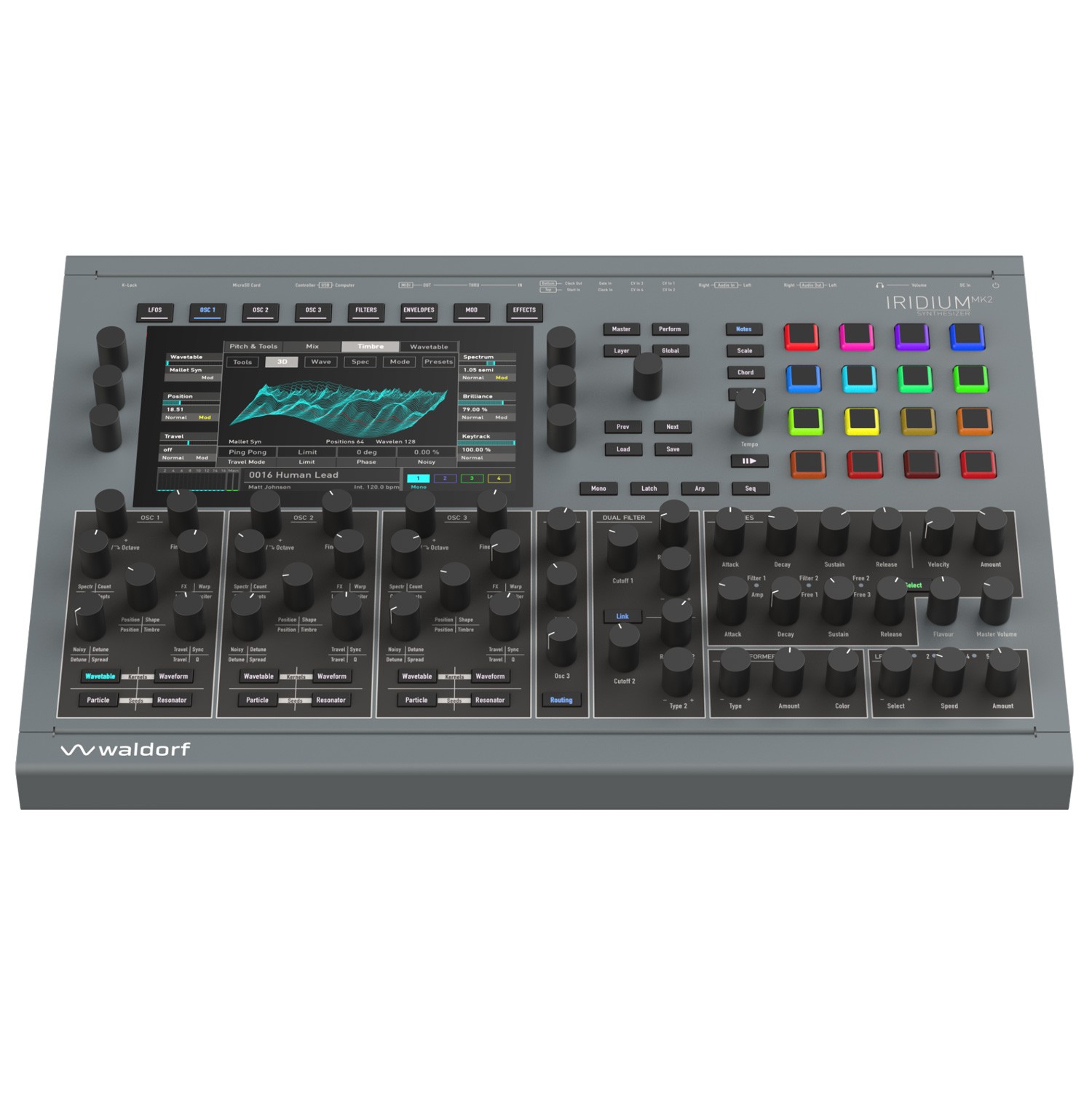 Waldorf Iridium MK2 Digital Polyphonic Desktop Synthesizer