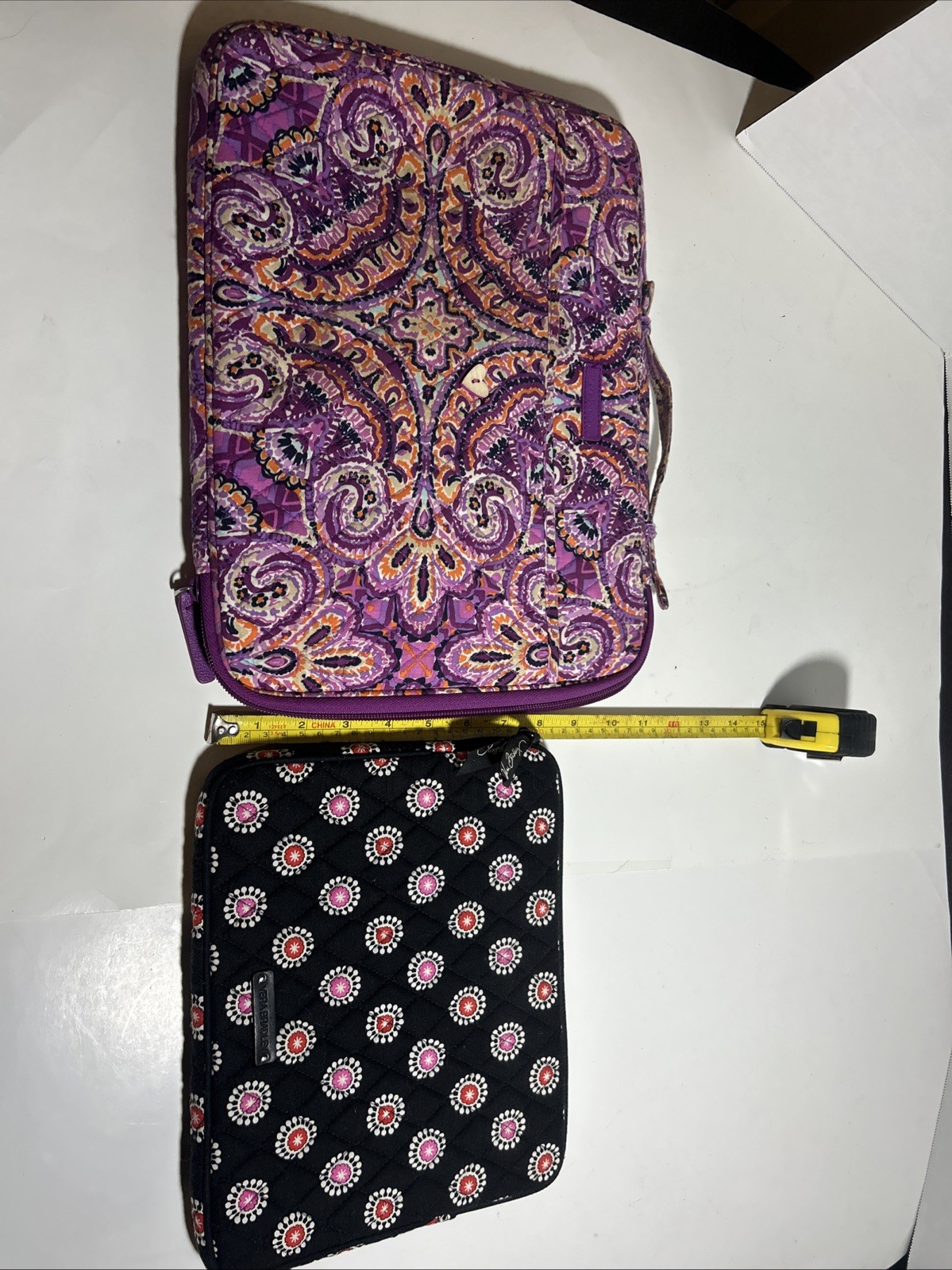 Lot of Two Vera Bradley Laptop Sleeve Cases