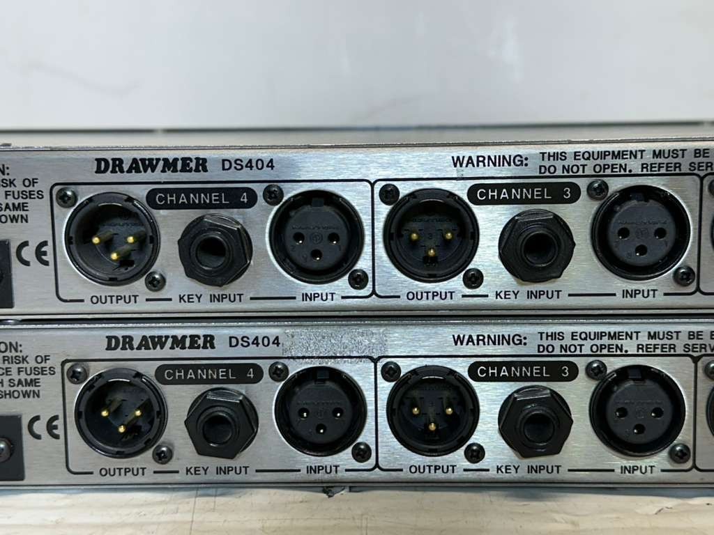 Drawmer Quad Gate DS404 Quad Noise Gate #1023/24 (One)(TRUEHEARTSOUND)