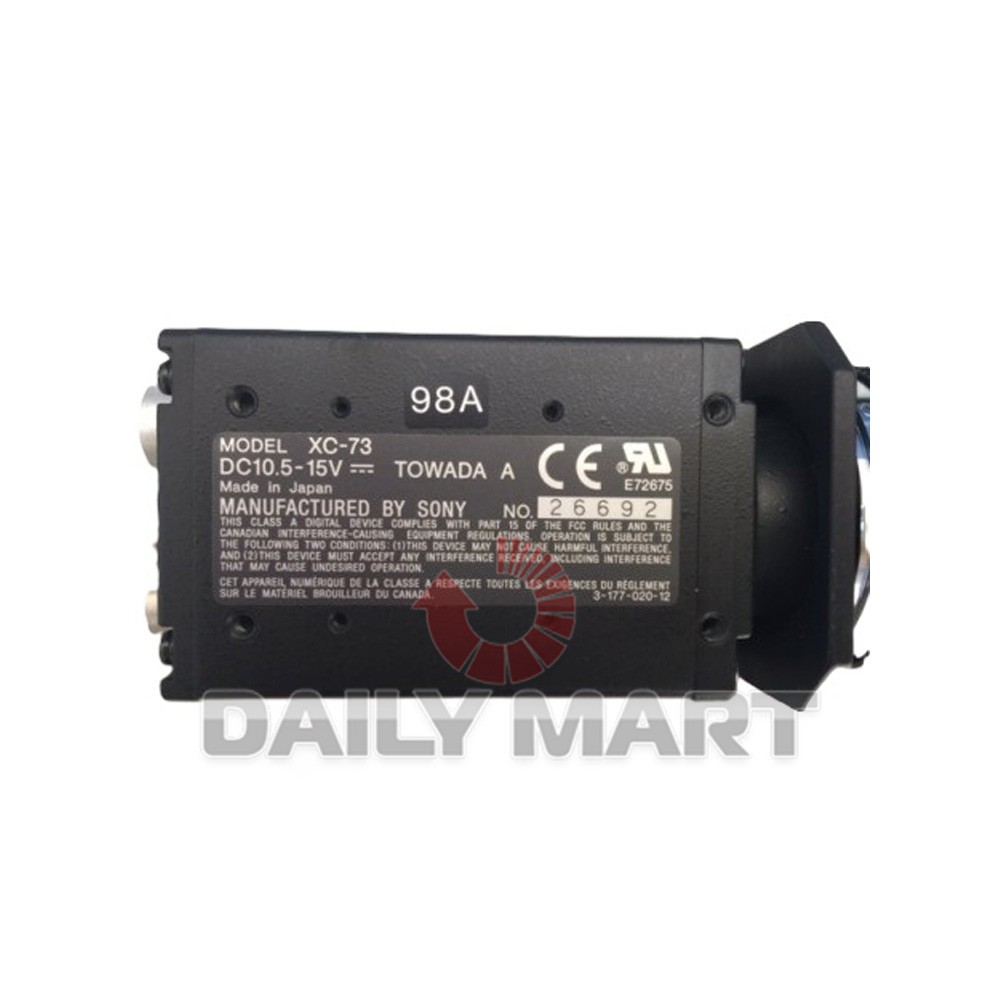 Used & Tested SONY XC-73 Industrial CCD Camera