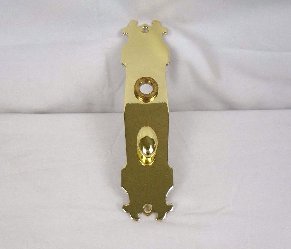 Baldwin Half Escutcheon Door Trim Polished Brass 6978-030-KT 1127HW